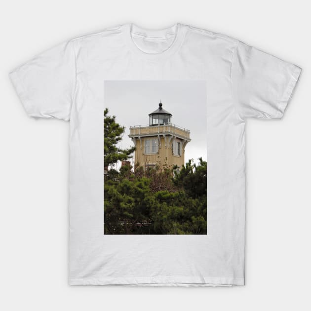Hereford Inlet Lighthouse - North Wildwood, New Jersey T-Shirt by searchlight